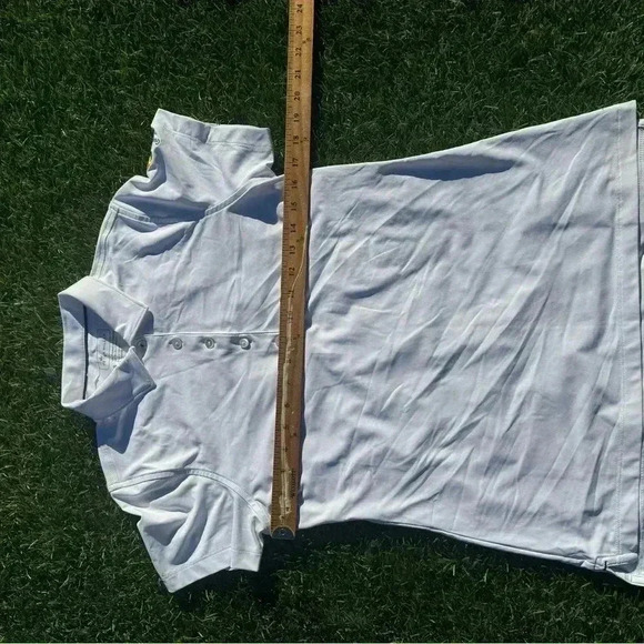 Peter Millar Womens Short Sleeve Polo White Small - Picture 5 of 5